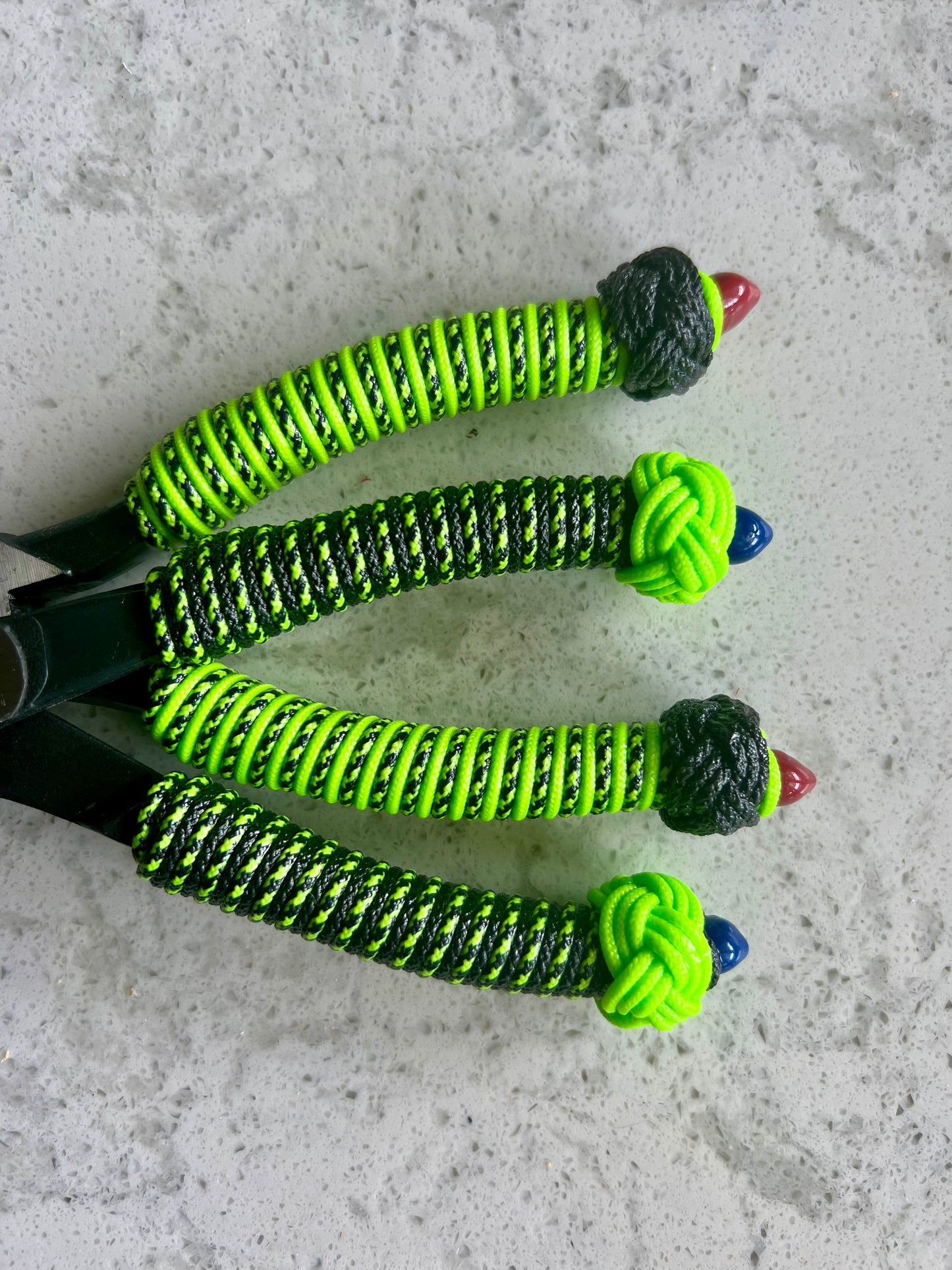 Neon & Black Check Plier Set