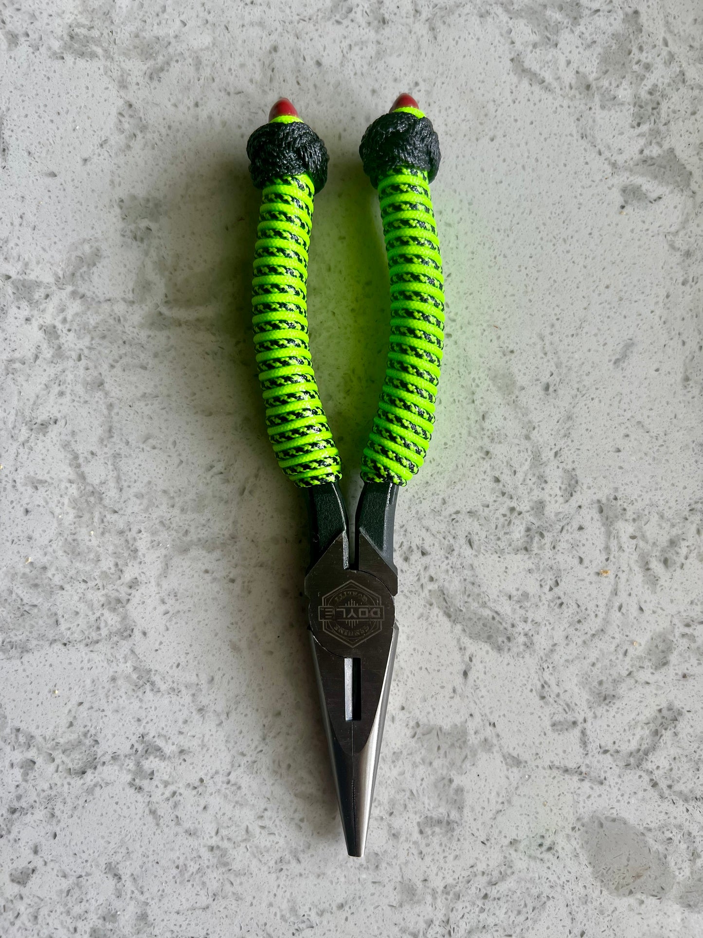 Neon & Black Check Plier Set